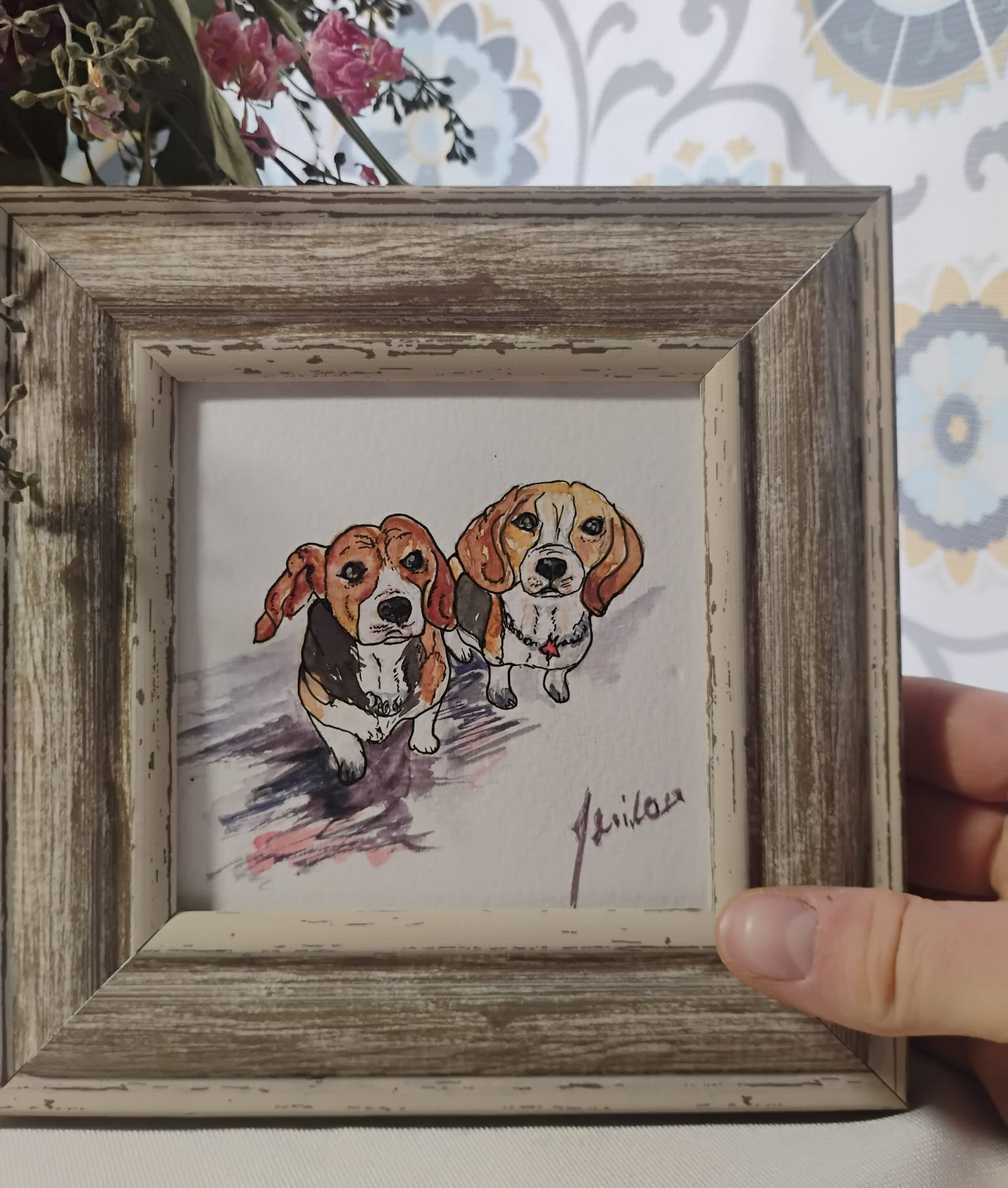 Beagle Painting